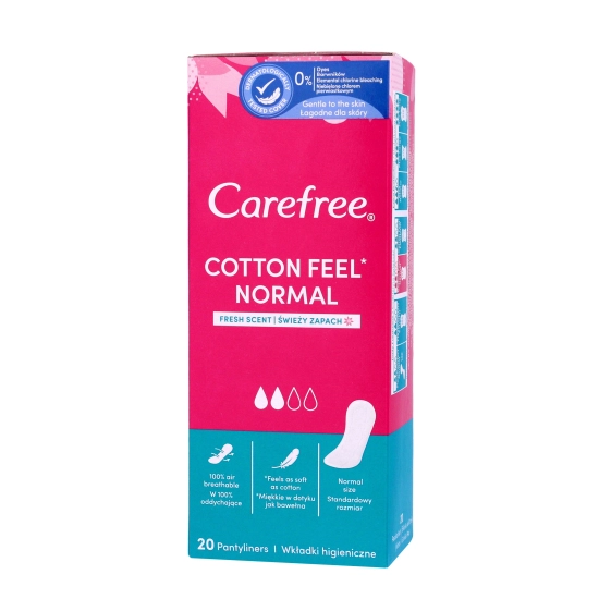 Carefree Cotton Fresh Wkładki higieniczne 1 op.-20szt