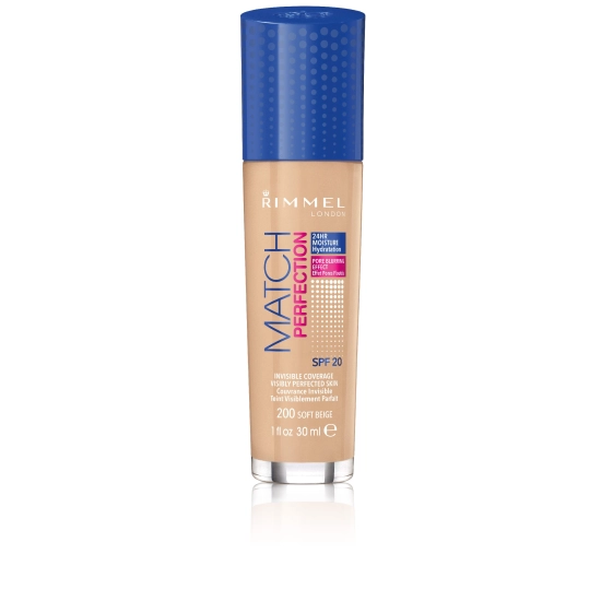 Rimmel Podkład Match Perfection nr 200 soft beige  30ml