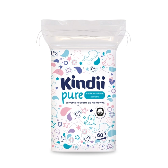 Kindii Baby Sensitive Płatki kosmetyczne 60 szt.