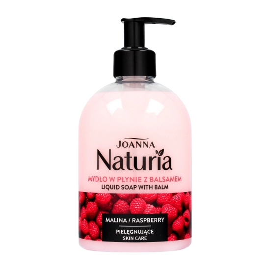 Joanna Naturia Body Mydło w płynie z balsamem Malina  500ml