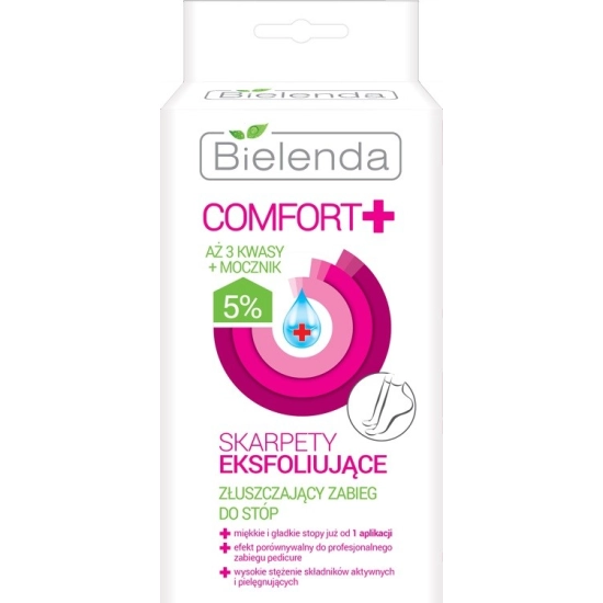 Bielenda Comfort + Skarpety eksfoliujące do stóp  1op.-2szt