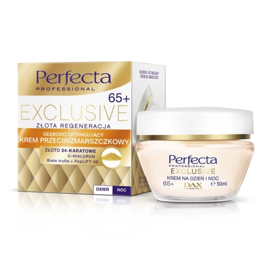 Dax Perfecta Exclusive 65+ Krem przeciwzmarszczkowy głęboko liftingujący na dzień i noc  50ml