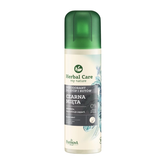 Farmona Herbal Care Dezodorant do stóp i butów Czarna Mięta  150ml