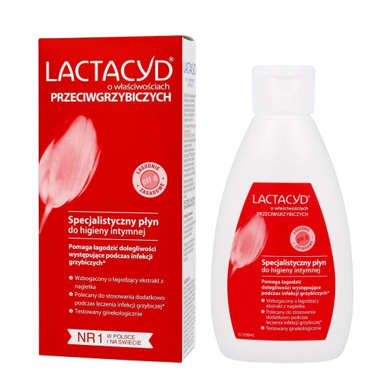 Lactacyd Płyn ginekologiczny do higieny intymnej przeciwgrzybiczy  200ml