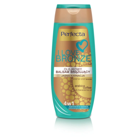 Perfecta I Love Bronze Balsam brązujący olejkowy 4w1 jasna karnacja 250ml