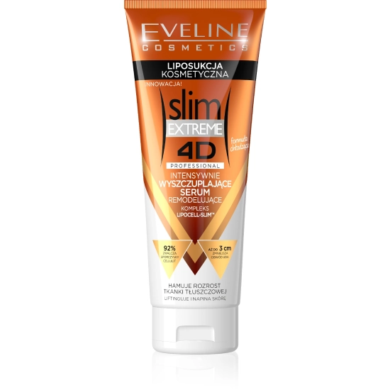 Eveline 4D slim EXTREME Liposukcja Serum intensywnie wyszczuplające  250ml