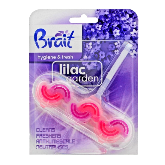 Brait Kostka toaletowa 2-fazowa do WC Lilac Garden  45g