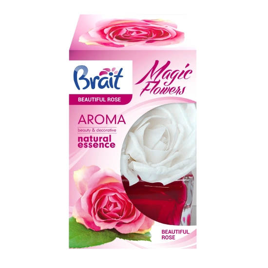 Brait Magic Flower Dekoracyjny Odświeżacz powietrza Beautiful Rose  75ml