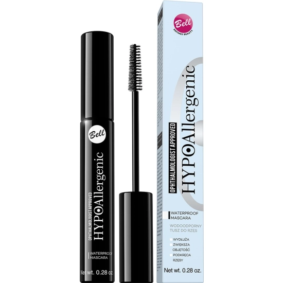 Bell Hypoallergenic Tusz do rzęs wodoodporny czarny  9g