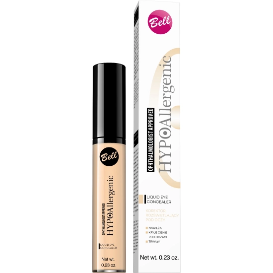 Bell Hypoallergenic Korektor rozświetlający pod oczy nr 02  6.5g