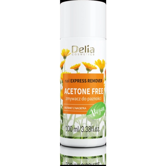 Delia Cosmetics Zmywacz do paznokci naturalnych i sztucznych bez acetonu  100ml