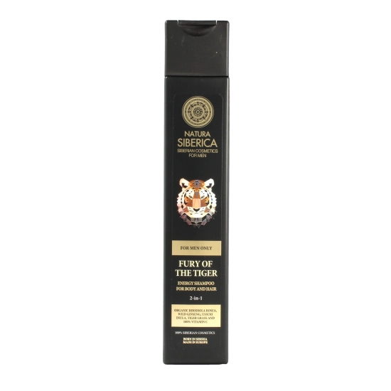 Natura Siberica Men Szampon 2w1 do Włosów i ciała "Energia Tygrysa" 250 ml
