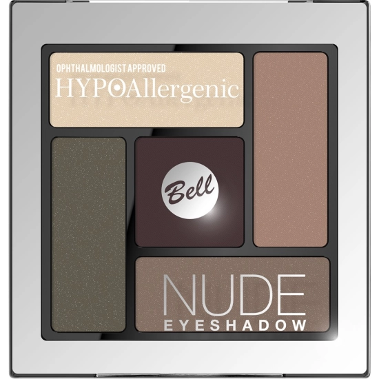 Bell Hypoallergenic Cienie do powiek Nude satynowo-kremowe nr 04  1szt