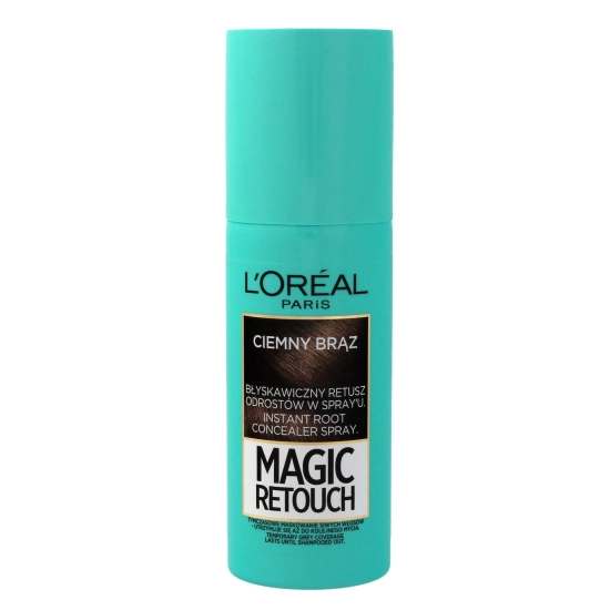 Loreal Magic Retouch Spray do retuszu odrostów nr 2 Ciemny Brąz  75ml