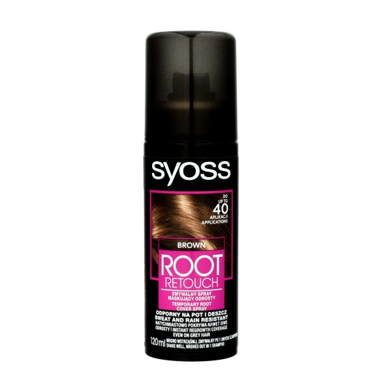 Syoss Root Retoucher Spray maskujący odrosty -  Brąz  120ml