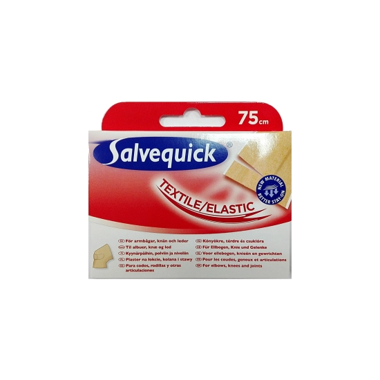 Salvequick Plastry Textile do cięcia 75cm  1szt