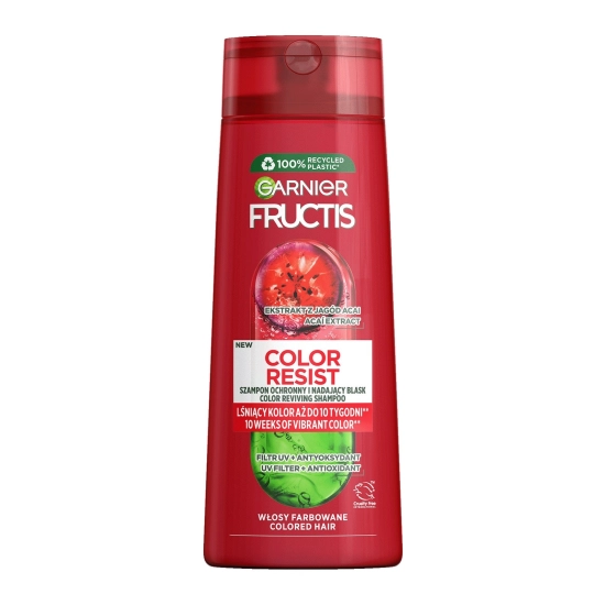 Fructis Color Resist Szampon do włosów farbowanych i z pasemkami  400ml