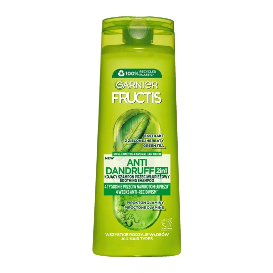 Fructis Przeciwłupieżowy Szampon do włosów 2w1  400ml