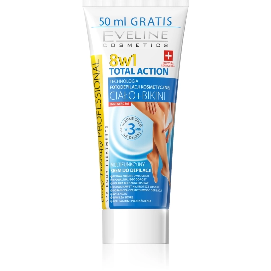 Eveline Total Action Professional Multifunkcyjny krem do depilacji 8w1  200ml