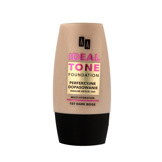 AA Make Up Ideal Tone Podkład "Perfekcyjne Dopasowanie" nr 107 dark beige  30ml