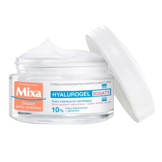 Mixa Hyalurogel Bogaty krem intensywnie nawilżający  50ml