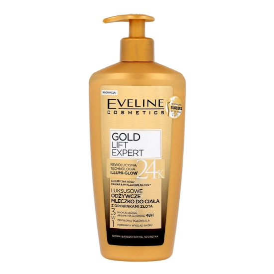 Eveline Luxury Expert Mleczko do ciała odżywcze 24K Gold 350ml