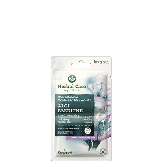 Farmona Herbal Care Maseczka nawilżająca do twarzy Algi Błękitne  2 x 5ml