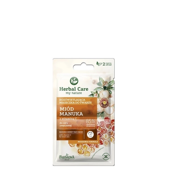 Farmona Herbal Care Maseczka rozświetlająca do twarzy Miód Manuka  2 x 5ml
