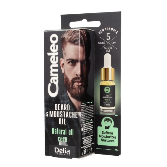 Delia Cosmetics Cameleo Men Olejek do brody i wąsów  10ml