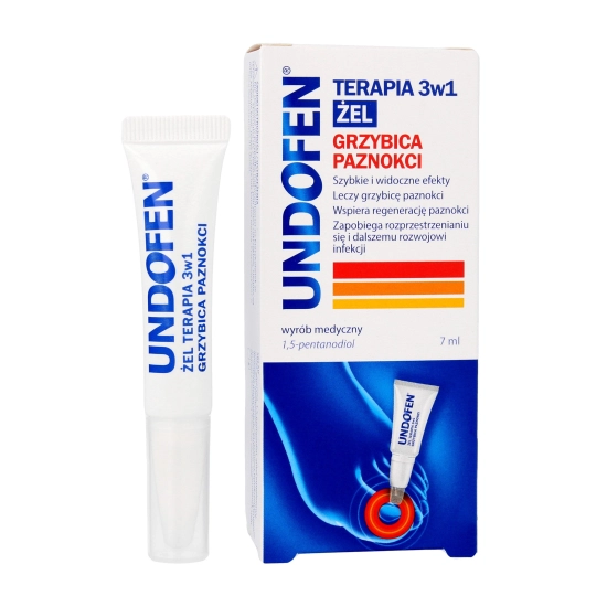 Undofen Terapia 3w1 Żel na grzybicę paznokci  7ml