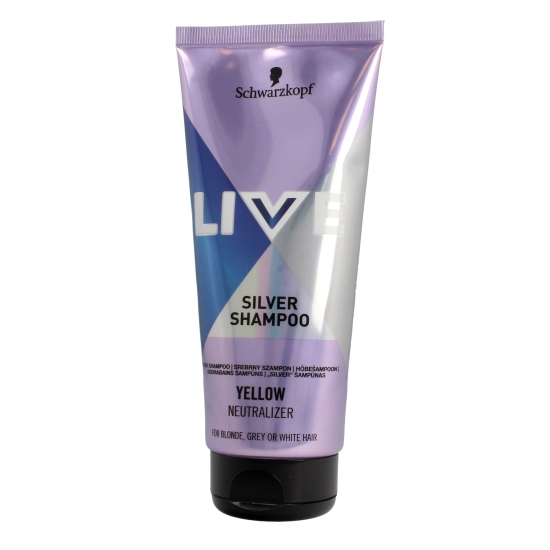 Schwarzkopf Live Szampon srebrny do włosów blond,rozjaśnionych i siwych  200ml