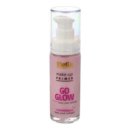 Delia Cosmetics Skin Care Defined Baza pod makijaż Go Glow rozświetlająca  30ml