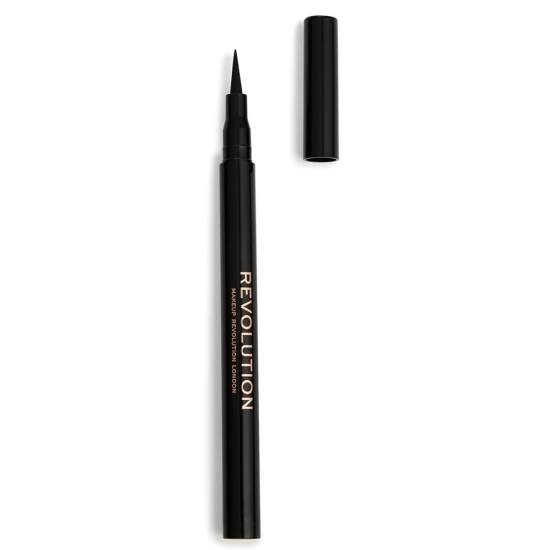 Makeup Revolution,The Liner Revolution, Eyeliner w pisaku BLACK, 1 szt