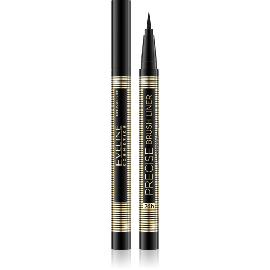 Eveline Precise Brush Liner Eyeliner czarny 24h 1szt
