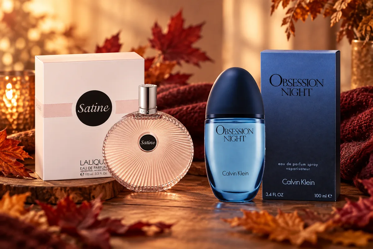 Perfumy na jesień – Lalique Satine i Calvin Klein Obsession Night