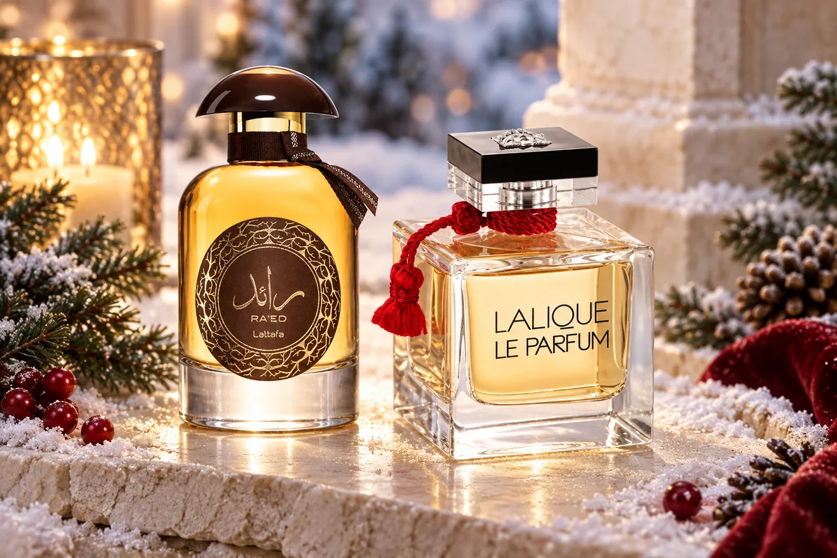 Perfumy na zimę – Lattafa Raed Oud i Lalique Le Parfum